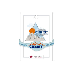 All Things Through Christ 2023 Youth Theme Silicone Bracelet for The Church of Jesus Christ of Latter-day Saints