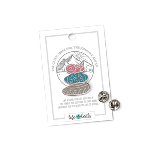 Cairn Enamel Pin - The Cairn a symbol of hope for the journey ahead