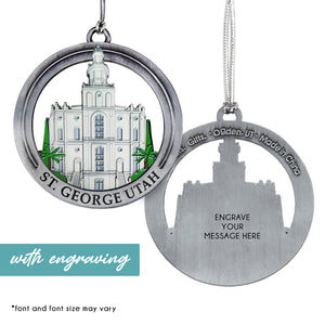 St. George Utah Temple Ornament