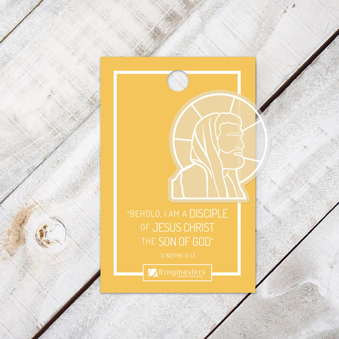 I am a Disciple of Jesus Christ 2024 Youth Theme Christus Vinyl Sticker for The Church of Jesus Christ of Latter-day Saints