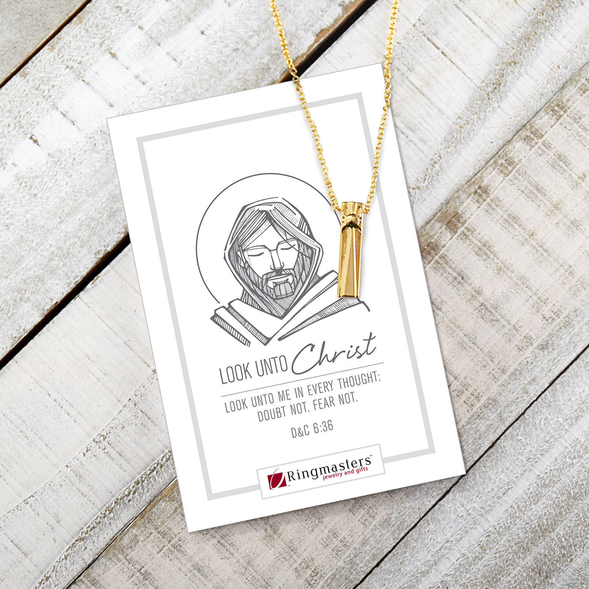 Look Unto Christ 2025 Youth Theme Disciple Necklace for The Church of Jesus Christ of Latter-day Saints