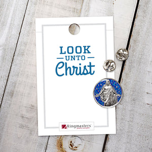 Look Unto Christ 2025 Youth Theme Enamel Pin for The Church of Jesus Christ of Latter-day Saints