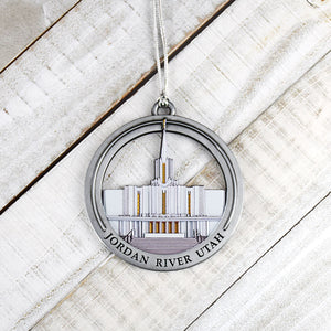 Jordan River Utah Color Temple Ornament