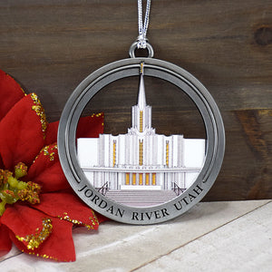 Jordan River Utah Color Temple Ornament