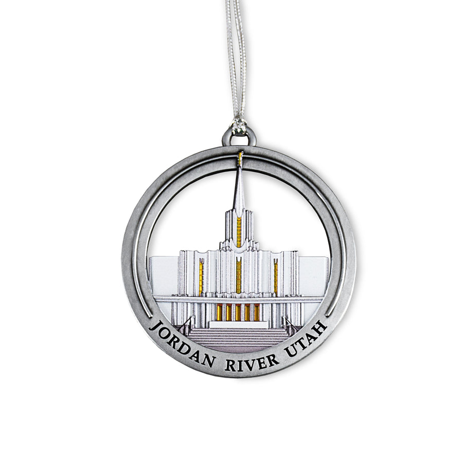 Jordan River Utah Color Temple Ornament