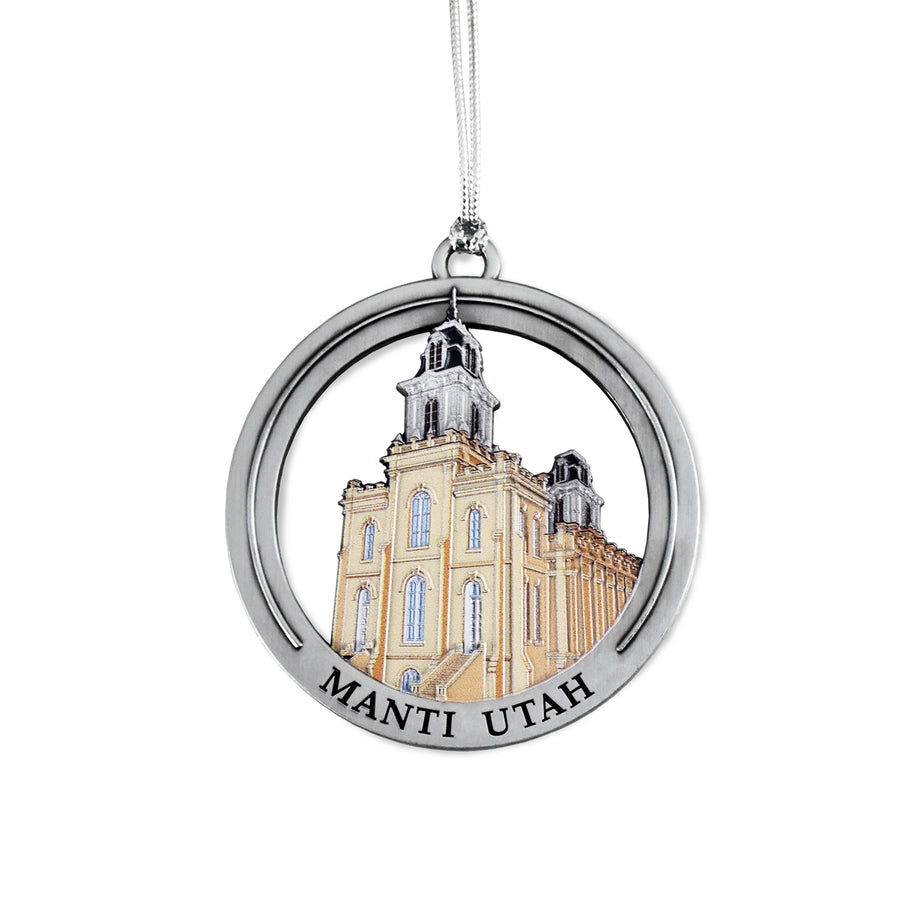 Manti Utah Color Temple Ornament