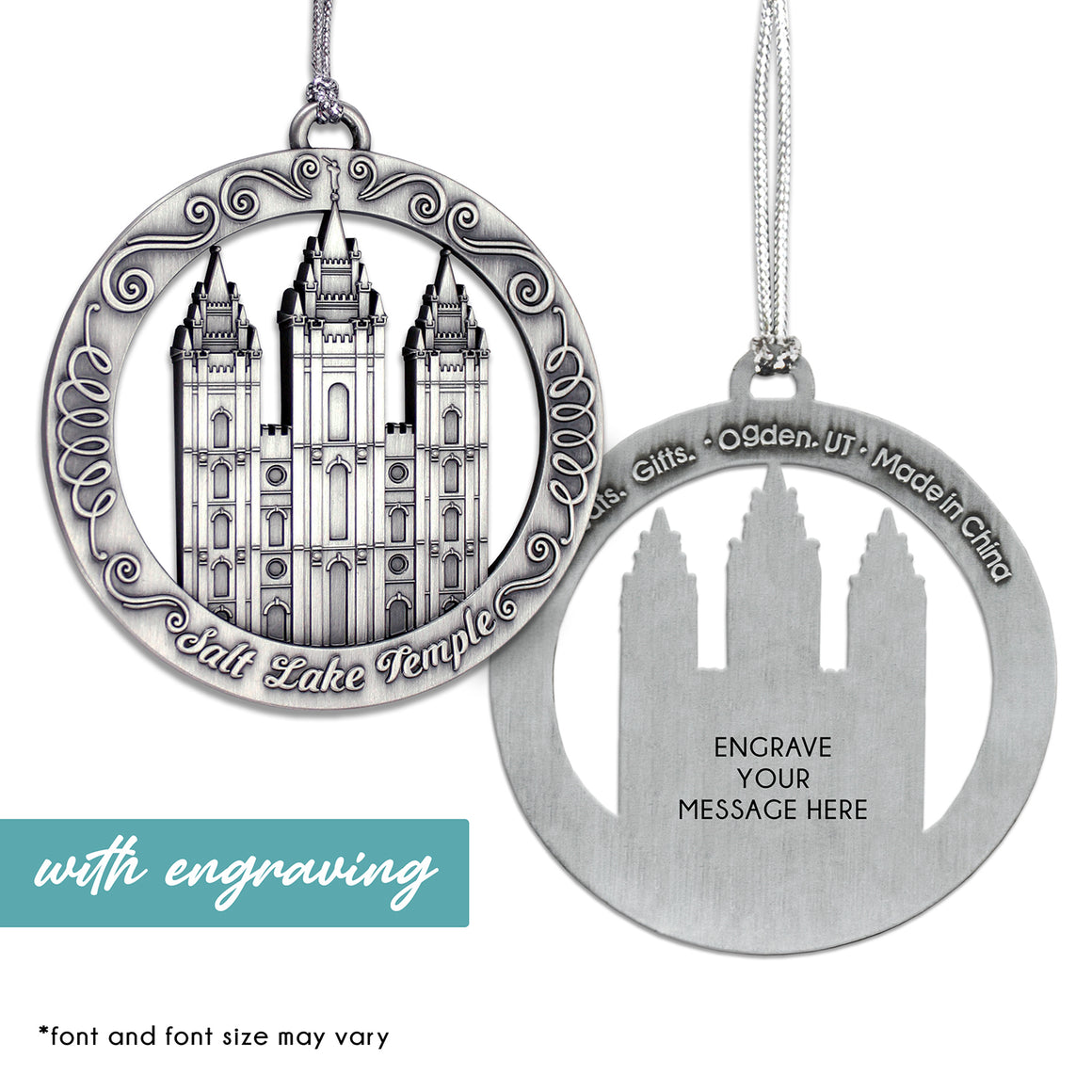 Salt Lake Utah Temple Ornament