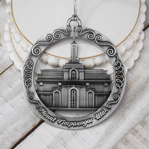 Mount Timpanogos Utah Temple Ornament