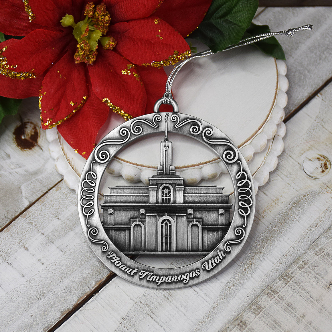 Mount Timpanogos Utah Temple Ornament