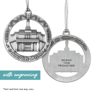 Snowflake Arizona Temple Ornament