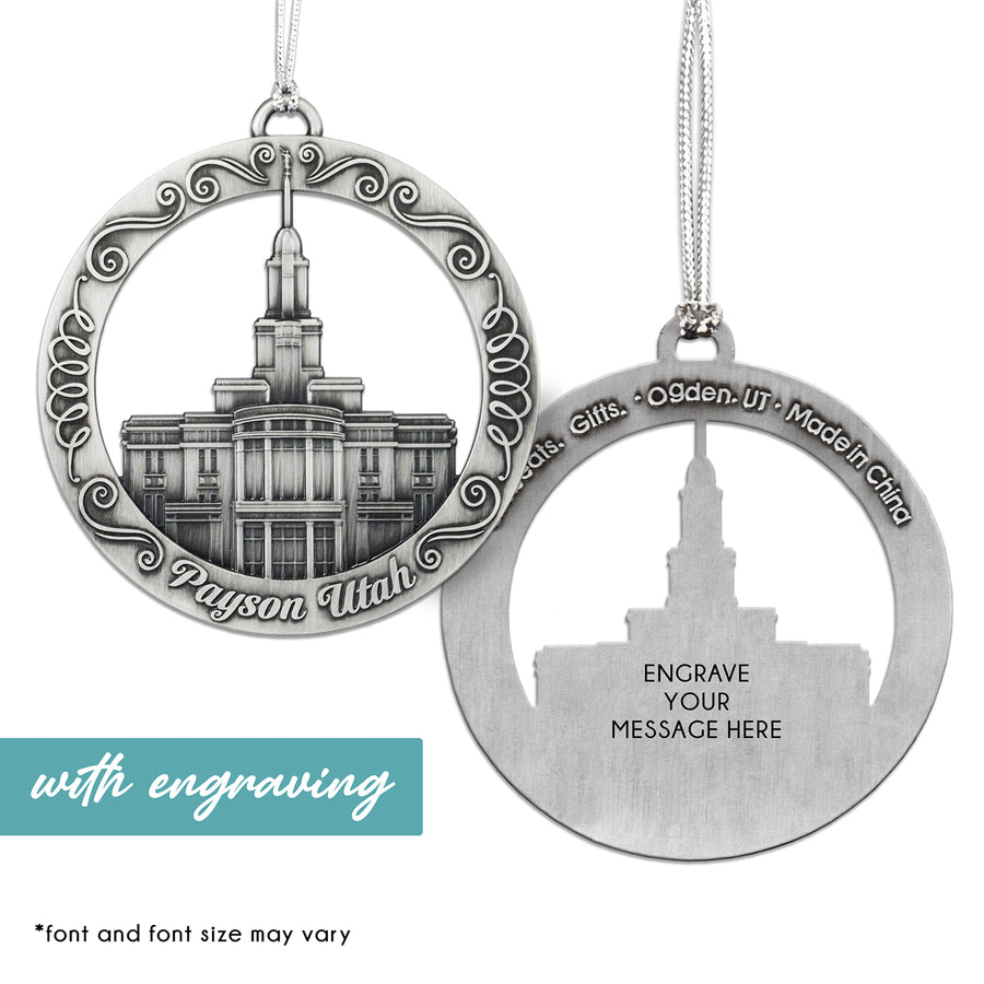 Payson Utah Temple Ornament