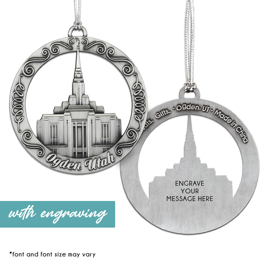 Ogden Utah Temple Ornament