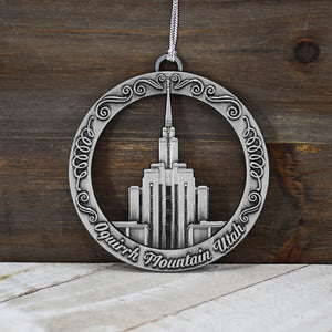 Oquirrh Mountain Utah Temple Ornament