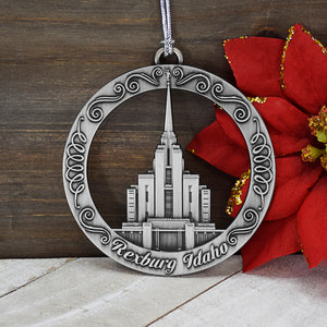 Rexburg Idaho Temple Ornament