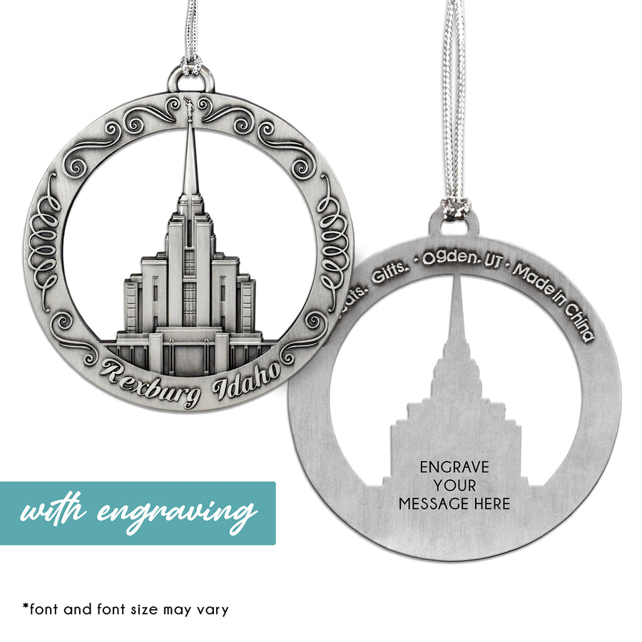 Rexburg Idaho Temple Ornament