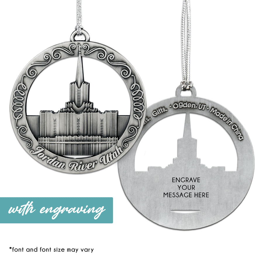 Jordan River Utah Temple Ornament