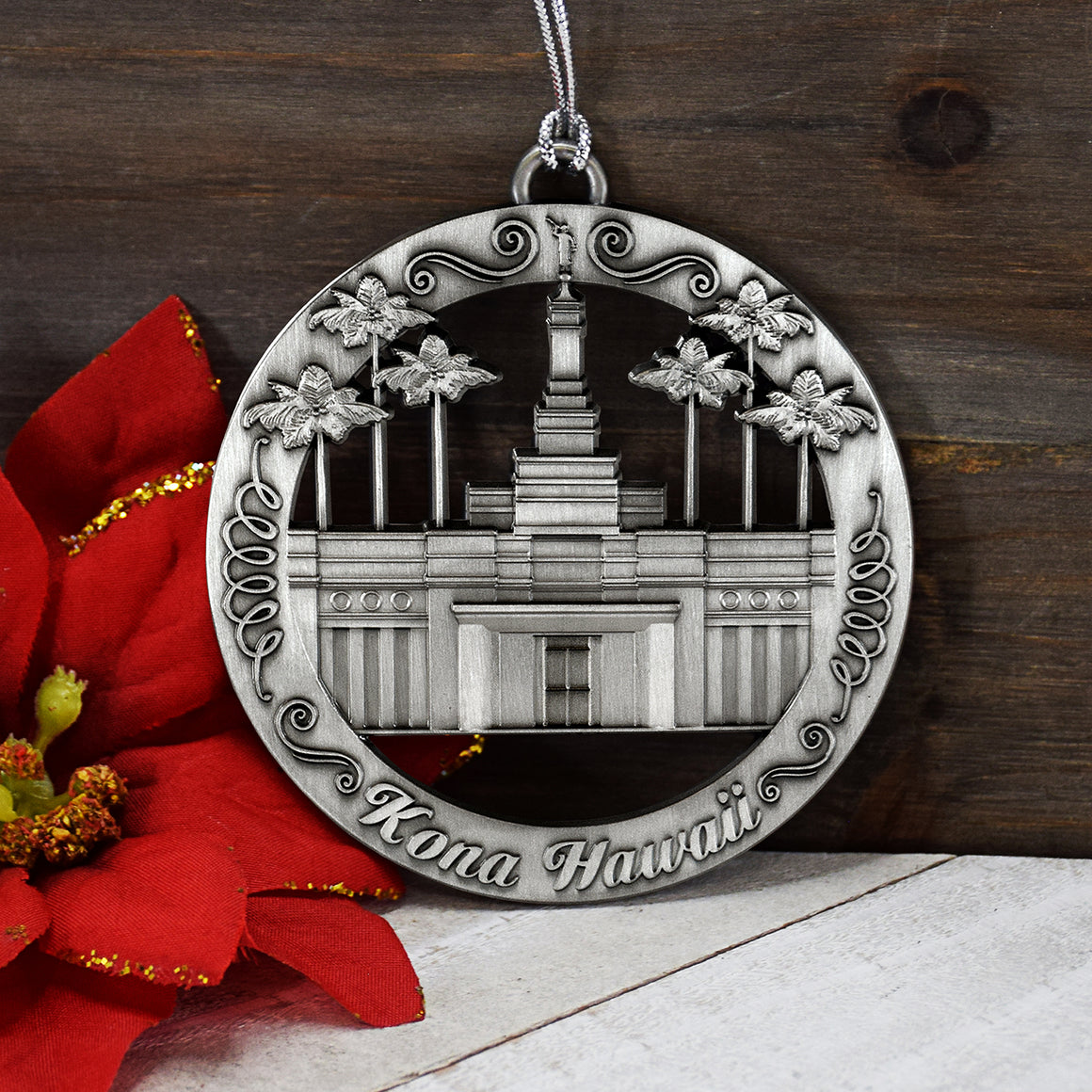 Kona Hawaii Temple Ornament