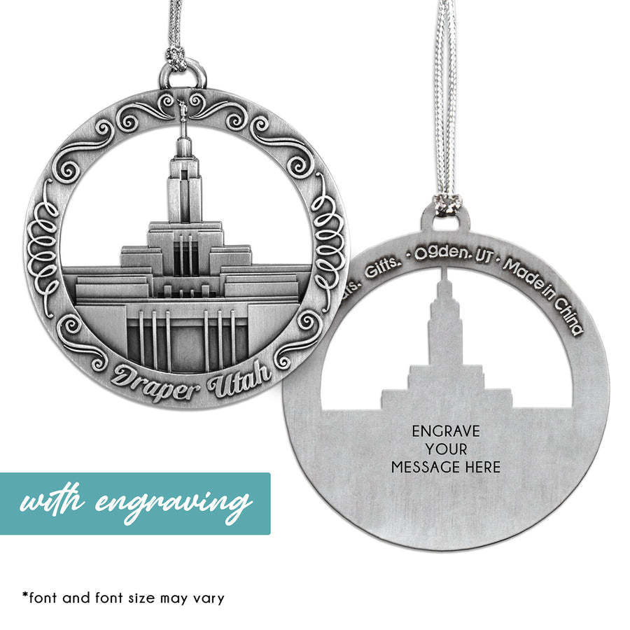 Draper Utah Temple Ornament