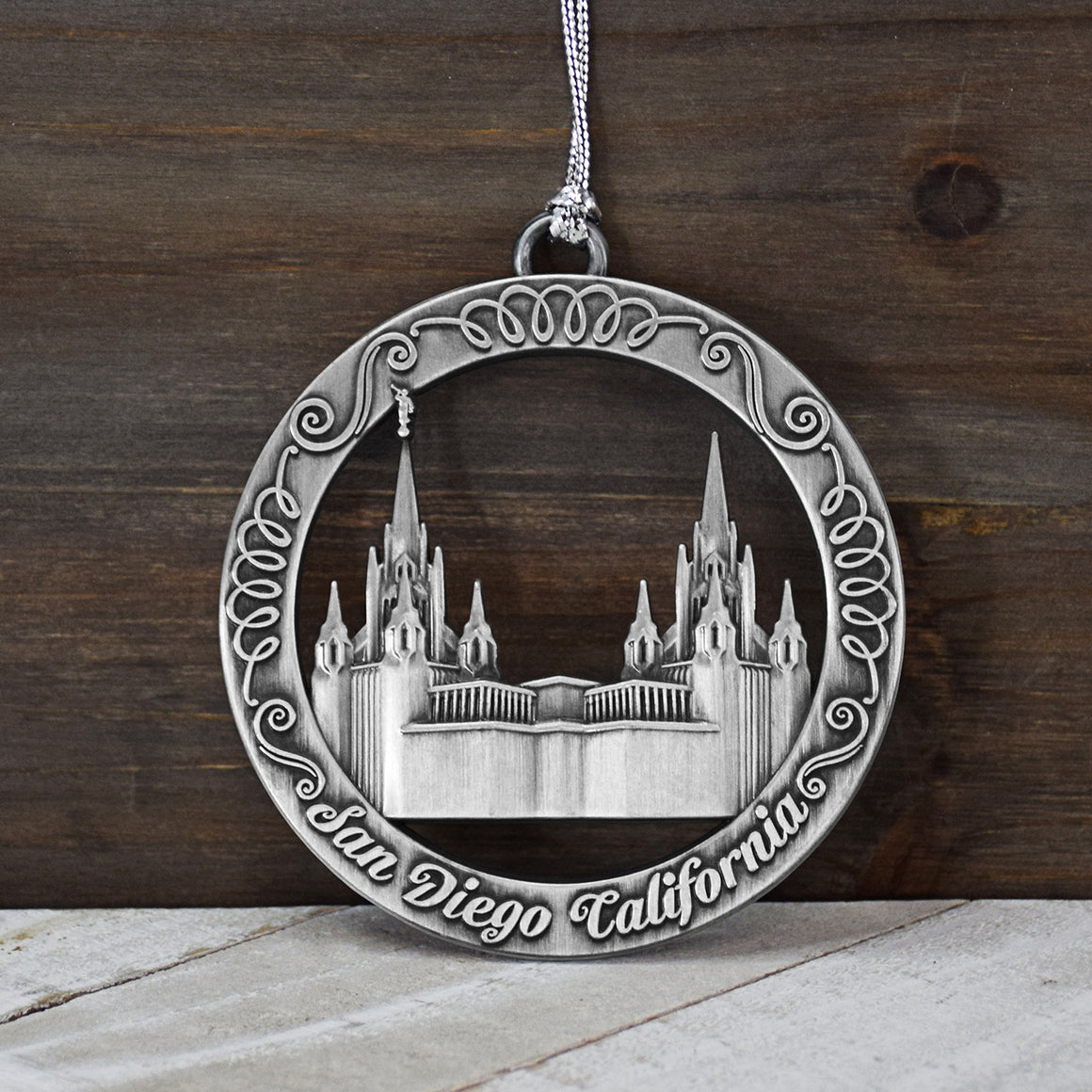 San Diego California Temple Ornament