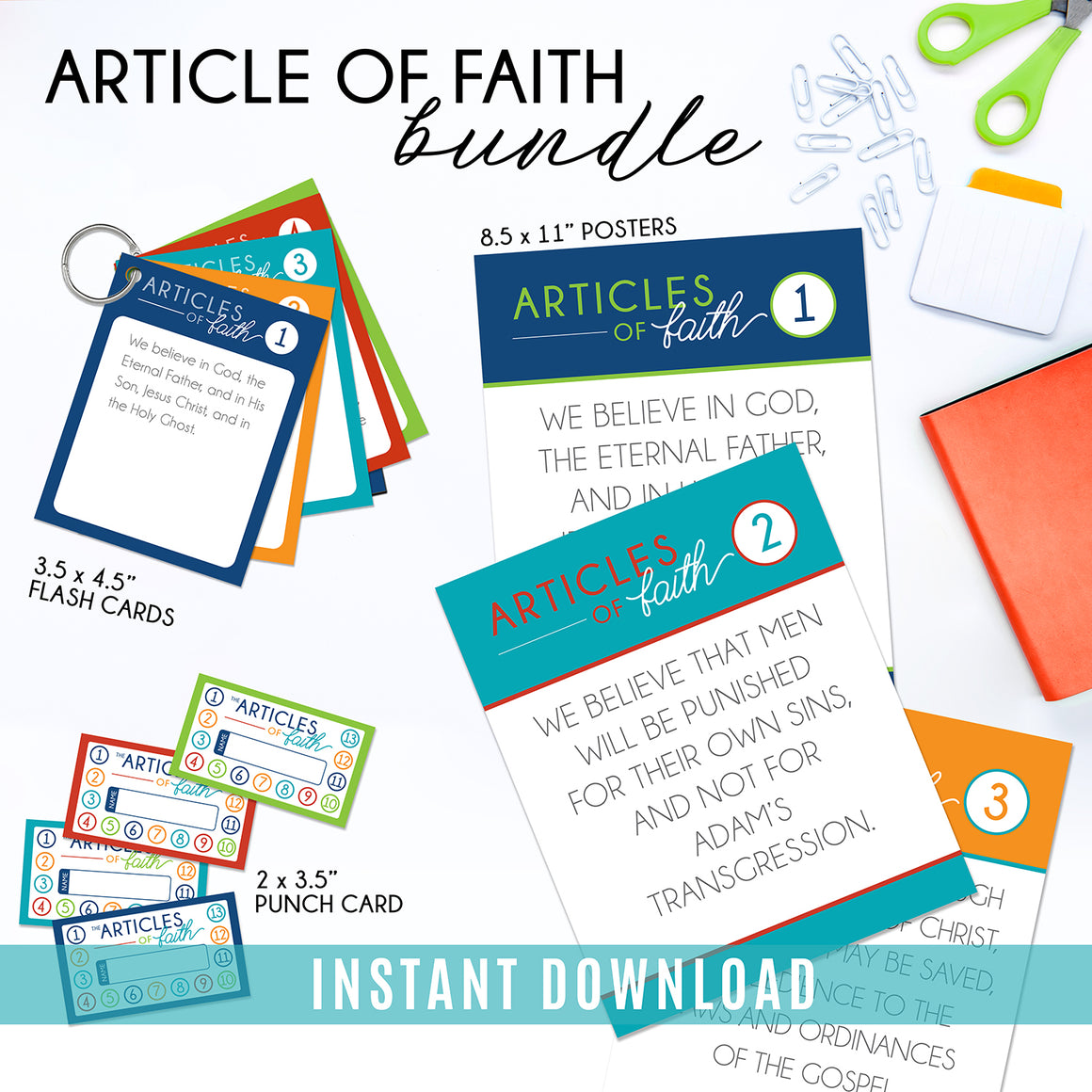 Articles of Faith Bundle - Instant Download