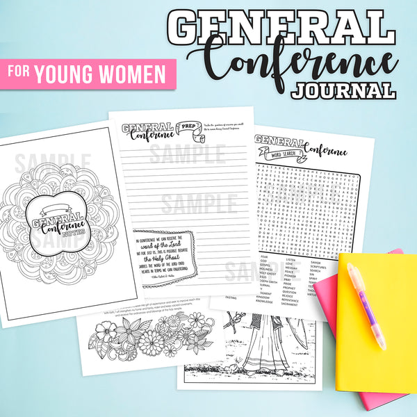 General Conference Journal Packet - Instant Download - Shop Ringmasters