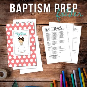 Baptism Prep Folder for Girls