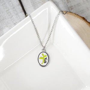 Faith In God Oval Necklace