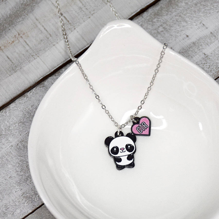 Choose the Right CTR Panda Enamel Necklace by Ringmasters