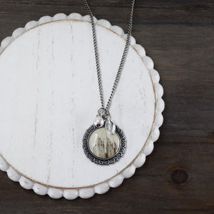 Salt Lake Temple Cameo Necklace