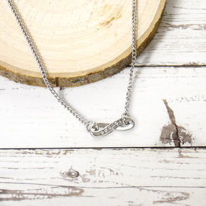 Families are Forever Infinity or eternity symbol Necklace