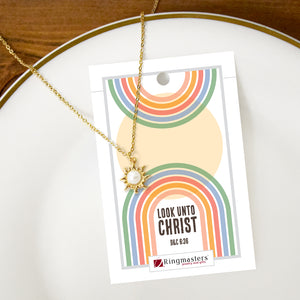 Look Unto Christ Sunshine - 2025 Youth Theme Necklace for The Church of Jesus Christ of Latter-day Saints