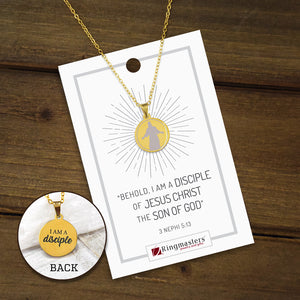 I am a Disciple of Jesus Christ 2024 Youth Theme Disciple Necklace for The Church of Jesus Christ of Latter-day Saints
