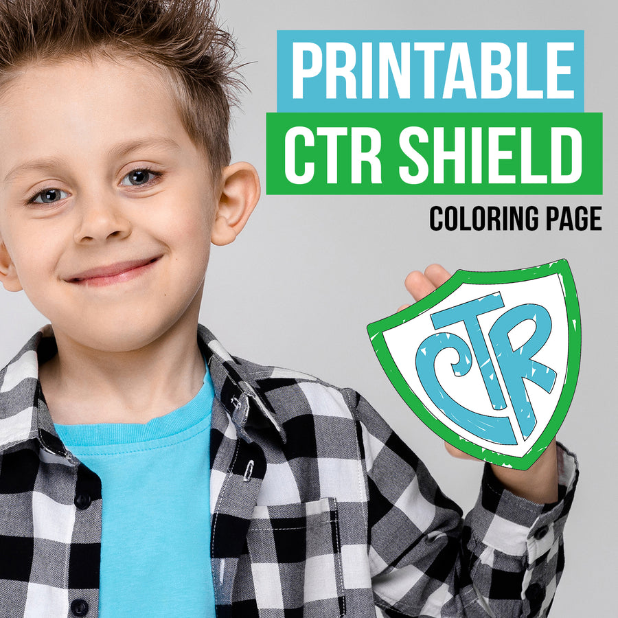 CTR or Choose The Right Shield Bracelet - Instant Download