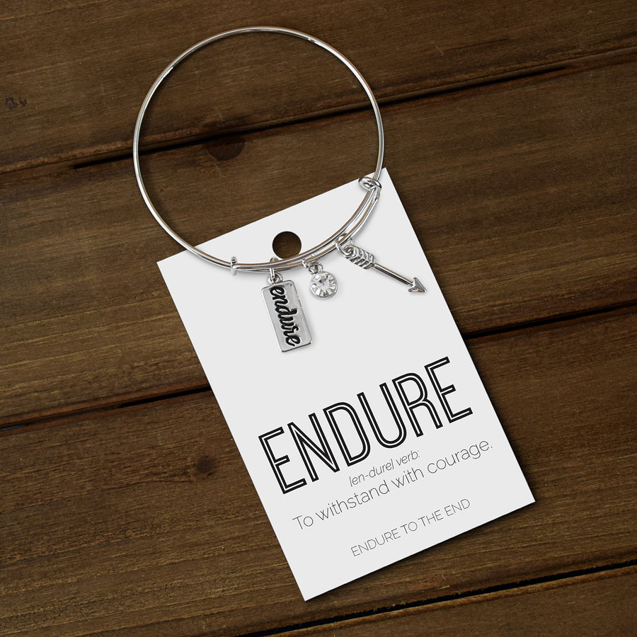 Endure To The End - Bangle Bracelet
