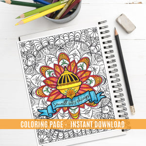 Liahona Coloring Page - Instant Download