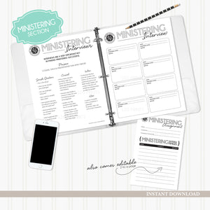 Relief Society 2025 Planning Calendar - Instant Download