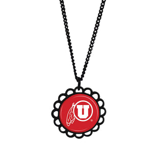 University of Utah Domed Necklace