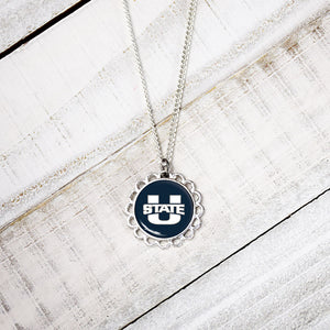 Utah State Domed Necklace