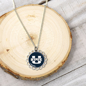 Utah State Domed Necklace