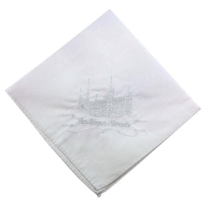 Men's Temple Handkerchief (Click to Select Temple)