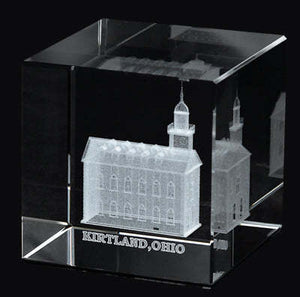 Bern Switzerland Tmple Laser Engraved Crystal Cube