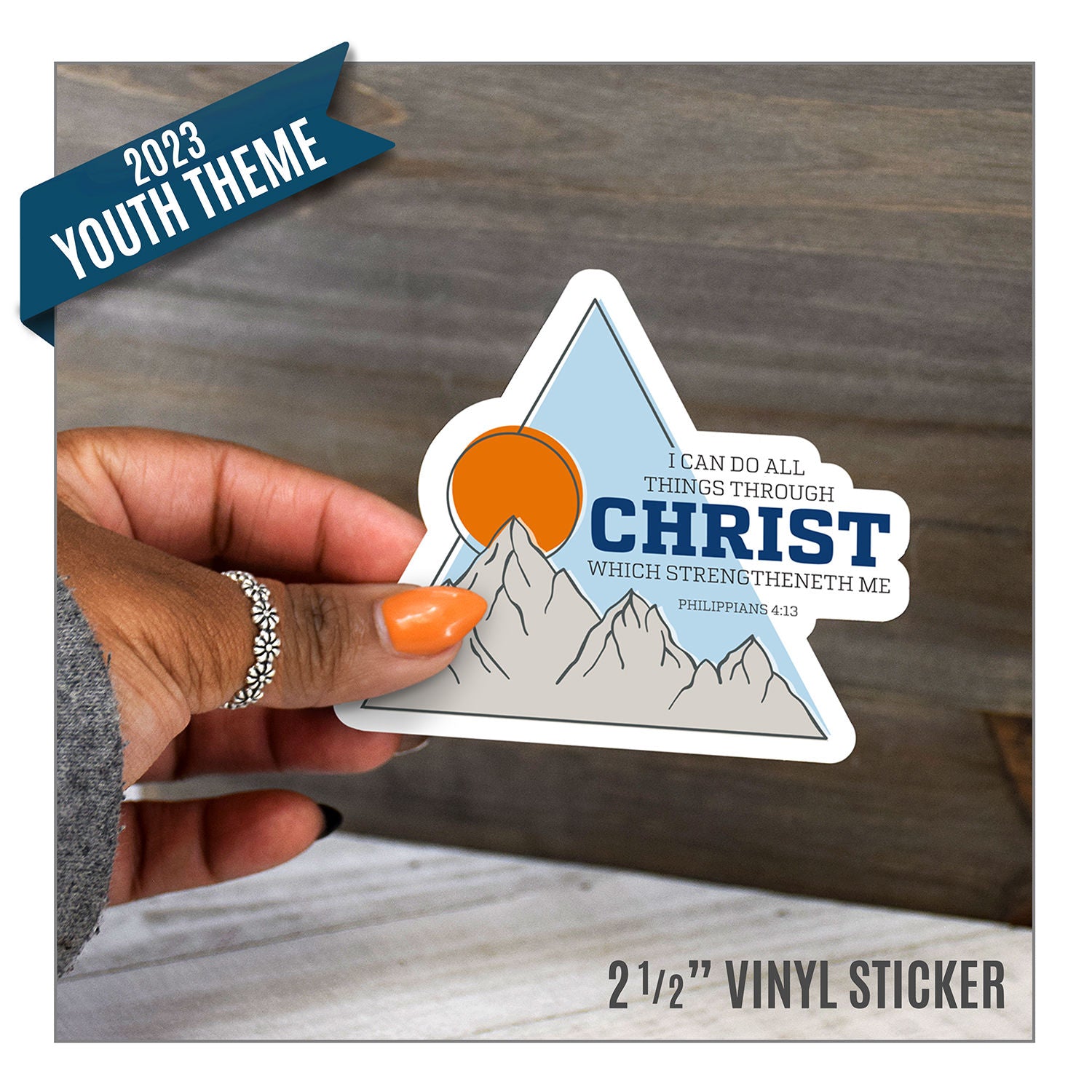 Christian Stickers Pack, Inspirational Jesus Faith Stickers With