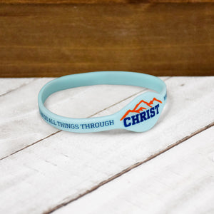 All Things Through Christ 2023 Youth Theme Silicone Bracelet for The Church of Jesus Christ of Latter-day Saints