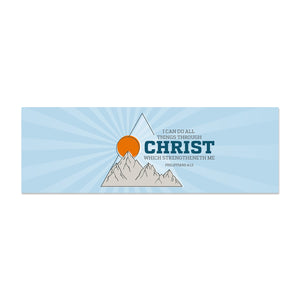 All Things Through Christ 2023 Youth Theme 2X6" Bookmark for The Church of Jesus Christ of Latter-day Saints