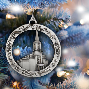 Star Valley Wyoming Temple Ornament