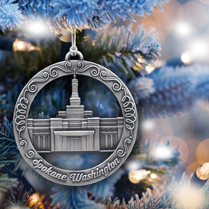 Spokane Washington Temple Ornament