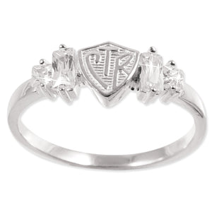 CTR Designer Baguette Ring - Sterling Silver
