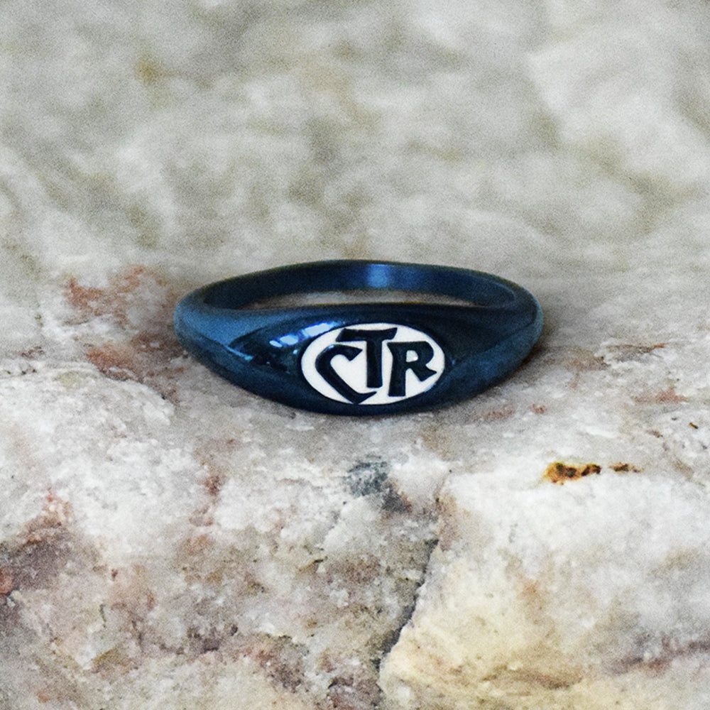 CTR Allegro Blue Ring -  Stainless Steel