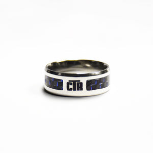 CTR Men's Designer Matrix Ring - Stainless Steel