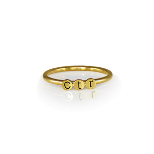 Dainty Gold Ring - Stainless Steel